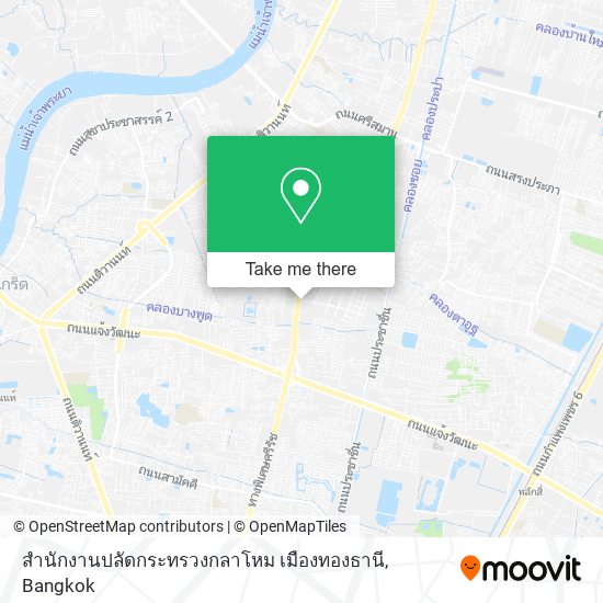 สำนักงานปลัดกระทรวงกลาโหม เมืองทองธานี map