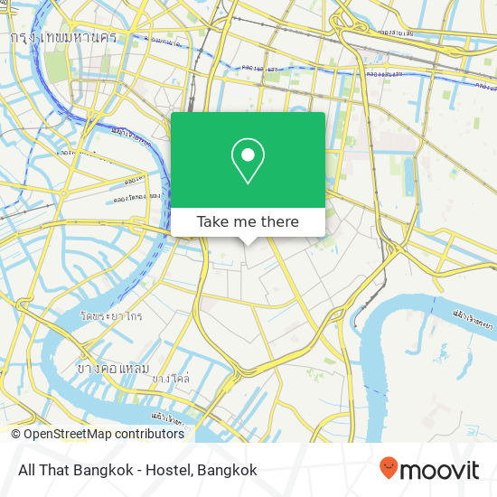 All That Bangkok - Hostel map