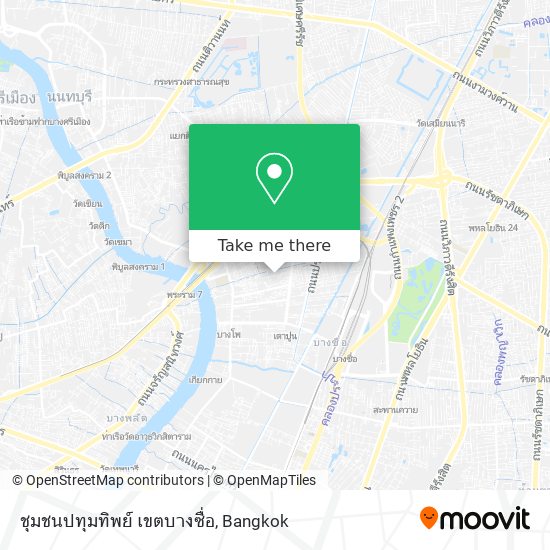 ชุมชนปทุมทิพย์ เขตบางซื่อ map