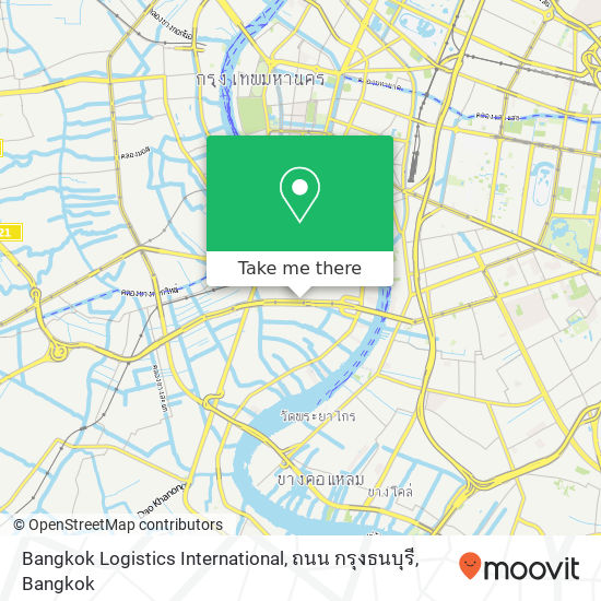 Bangkok Logistics International, ถนน กรุงธนบุรี map