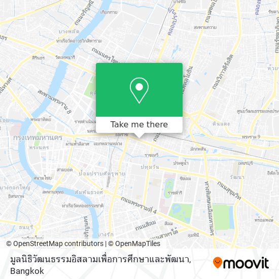 มูลนิธิวัฒนธรรมอิสลามเพื่อการศึกษาและพัฒนา map