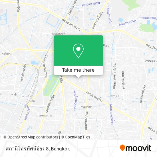 สถานีโทรทัศน์ช่อง 8 map