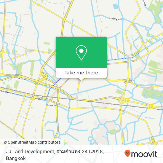 JJ Land Development, รามคำแหง 24 แยก 8 map