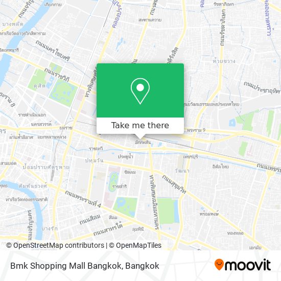 Bmk Shopping Mall Bangkok map