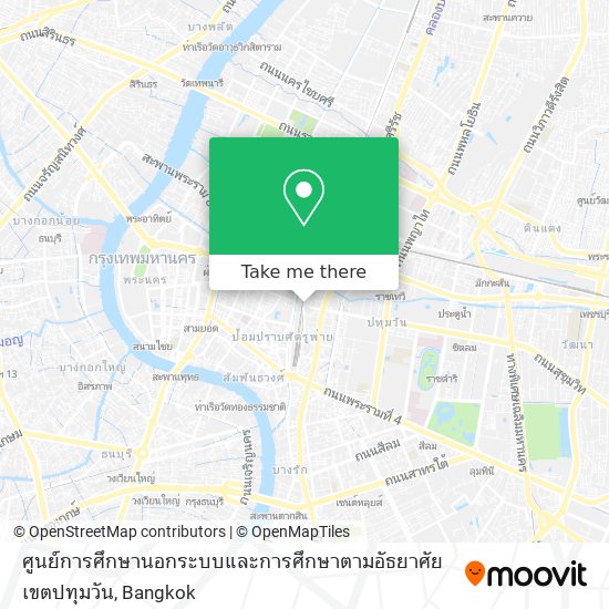 ศูนย์การศึกษานอกระบบและการศึกษาตามอัธยาศัยเขตปทุมวัน map