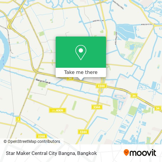 Star Maker Central City Bangna map