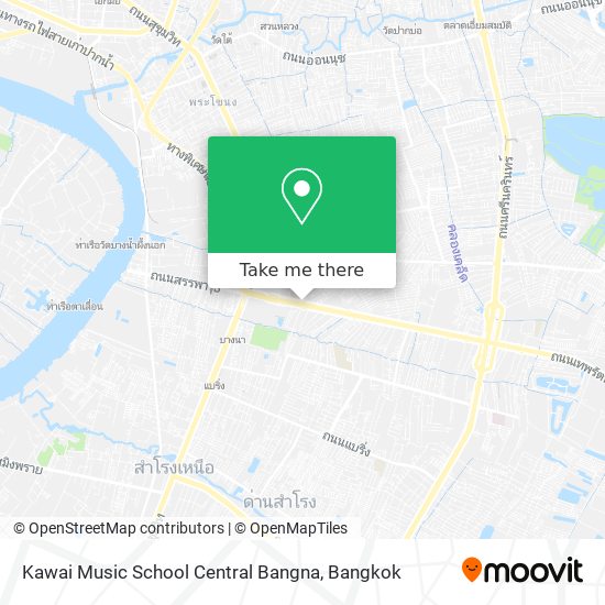 Kawai Music School Central Bangna map