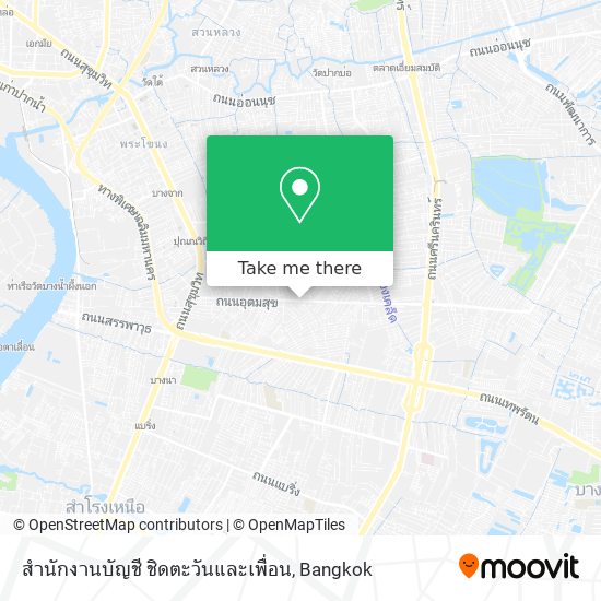 สำนักงานบัญชี ชิดตะวันและเพื่อน map