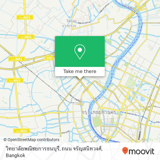 วิทยาลัยพณิชยการธนบุรี, ถนน จรัญสนิทวงศ์ map