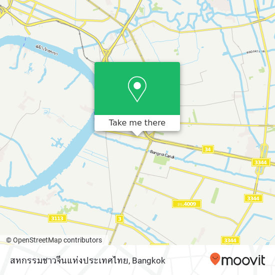 สหกรรมชาวจีนแห่งประเทศไทย map