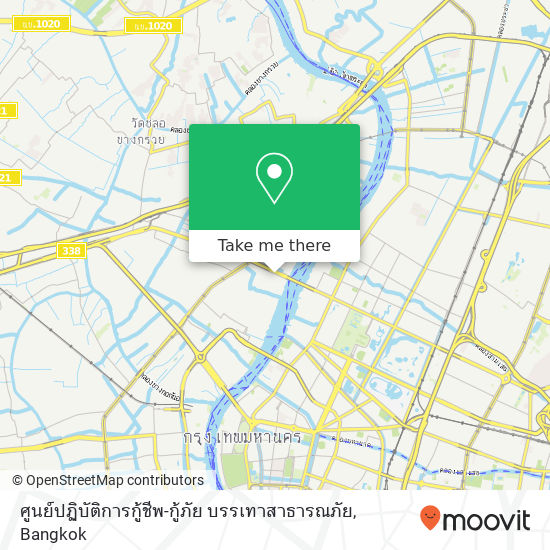 ศูนย์ปฏิบัติการกู้ชีพ-กู้ภัย บรรเทาสาธารณภัย map