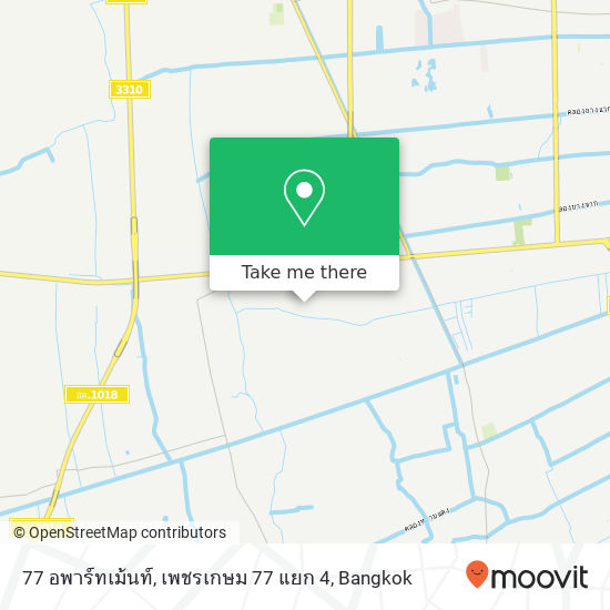 77 อพาร์ทเม้นท์, เพชรเกษม 77 แยก 4 map