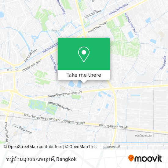 หมู่บ้านสุวรรณพฤกษ์ map