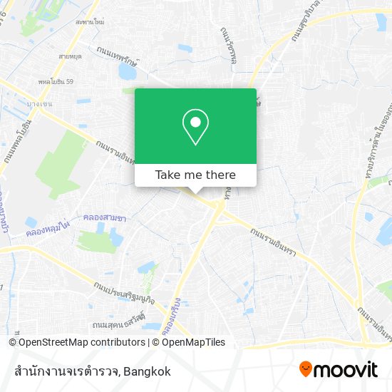 สำนักงานจเรตำรวจ map