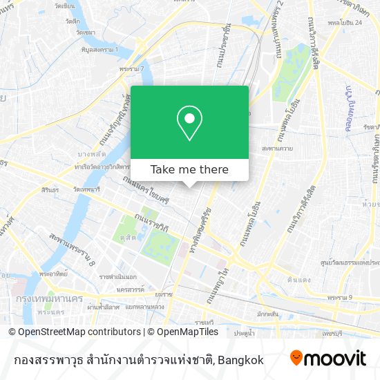 กองสรรพาวุธ สำนักงานตำรวจแห่งชาติ map