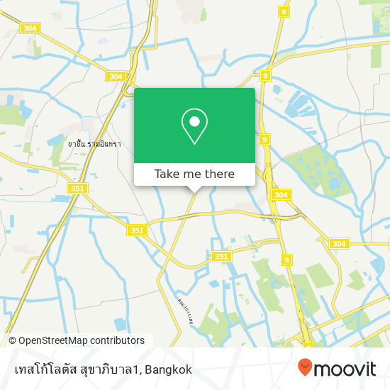 เทสโก้โลตัส สุขาภิบาล1 map