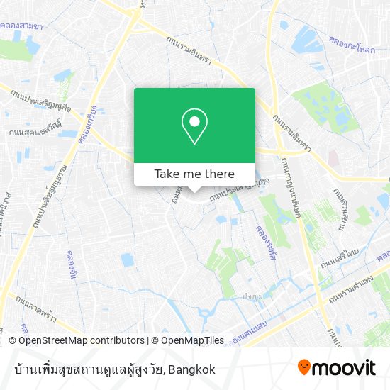 บ้านเพิ่มสุขสถานดูแลผู้สูงวัย map