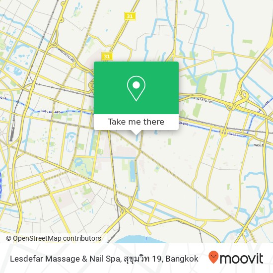 Lesdefar Massage & Nail Spa, สุขุมวิท 19 map