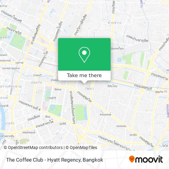 The Coffee Club - Hyatt Regency map