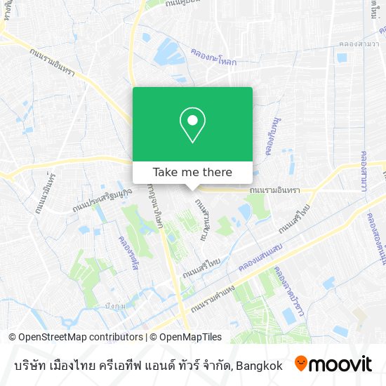 บริษัท เมืองไทย ครีเอทีฟ แอนด์ ทัวร์ จำกัด map