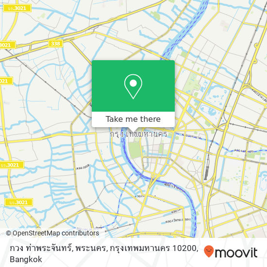 กวง ท่าพระจันทร์, พระนคร, กรุงเทพมหานคร 10200 map