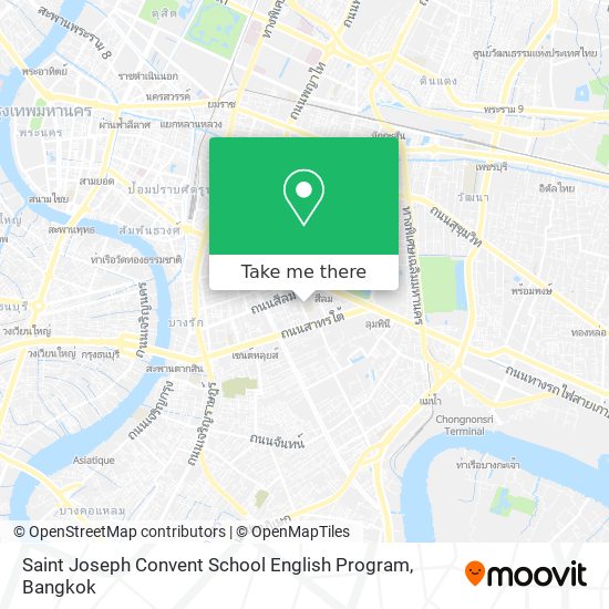 Saint Joseph Convent School English Program map