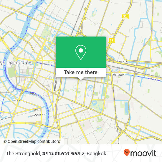 The Stronghold, สยามสแควร์ ซอย 2 map