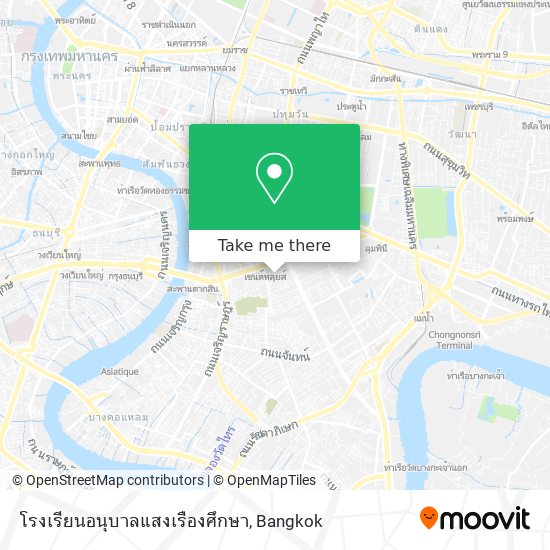 โรงเรียนอนุบาลแสงเรืองศึกษา map