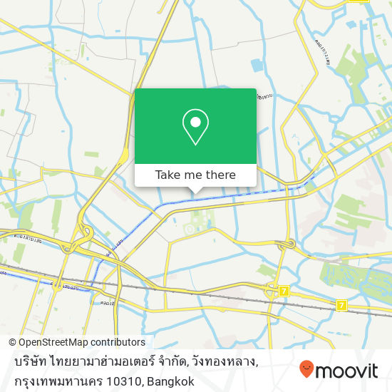 บริษัท ไทยยามาฮ่ามอเตอร์ จำกัด, วังทองหลาง, กรุงเทพมหานคร 10310 map