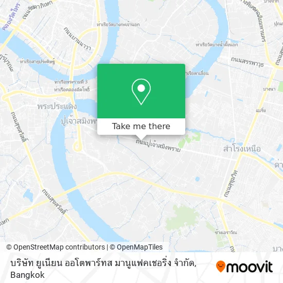 บริษัท ยูเนียน ออโตพาร์ทส มานูแฟคเชอริ่ง จำกัด map