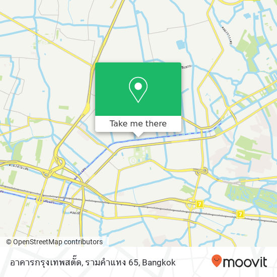 อาคารกรุงเทพสตั๊ด, รามคำแหง 65 map