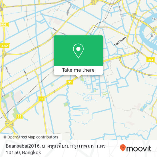 Baansabai2016, บางขุนเทียน, กรุงเทพมหานคร 10150 map