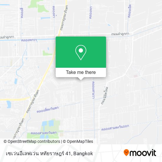 เซเว่นอีเลฟเว่น หทัยราษฎร์ 41 map