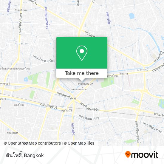 ต้นโพธิ์ map