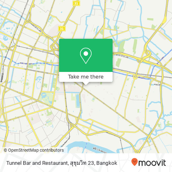 Tunnel Bar and Restaurant, สุขุมวิท 23 map