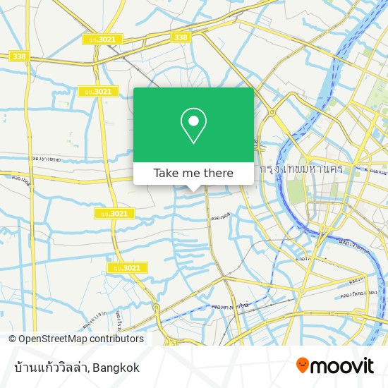 บ้านแก้ววิลล่า map