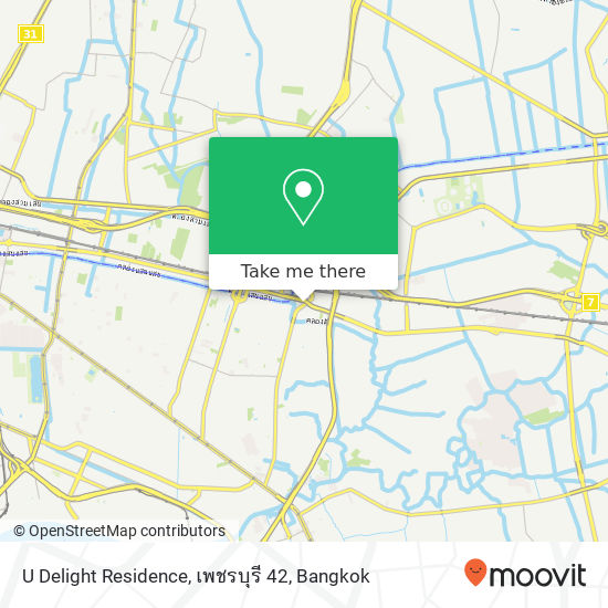 U Delight Residence, เพชรบุรี 42 map