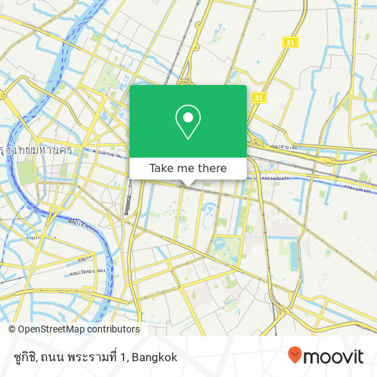 ซูกิชิ, ถนน พระรามที่ 1 map