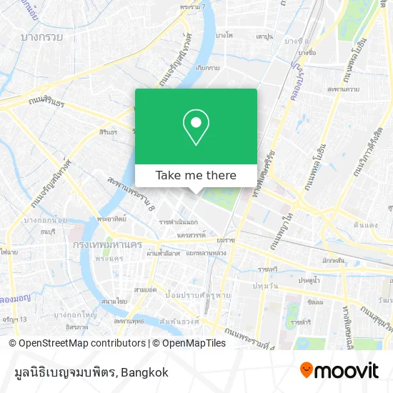 มูลนิธิเบญจมบพิตร map