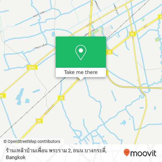 ร้านเหล้าบ้านเพื่อน พระราม 2, ถนน บางกระดี่ map