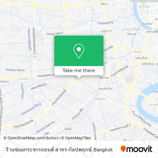 ร้านซ่อมกระจกรถยนต์ สาทร-กัลปพฤกษ์ map