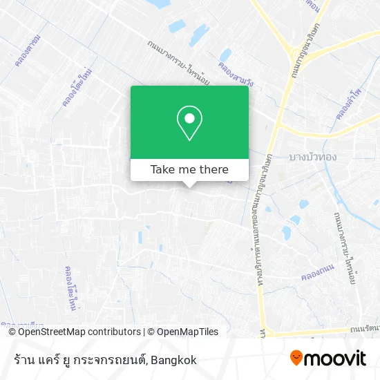 ร้าน แคร์ ยู กระจกรถยนต์ map