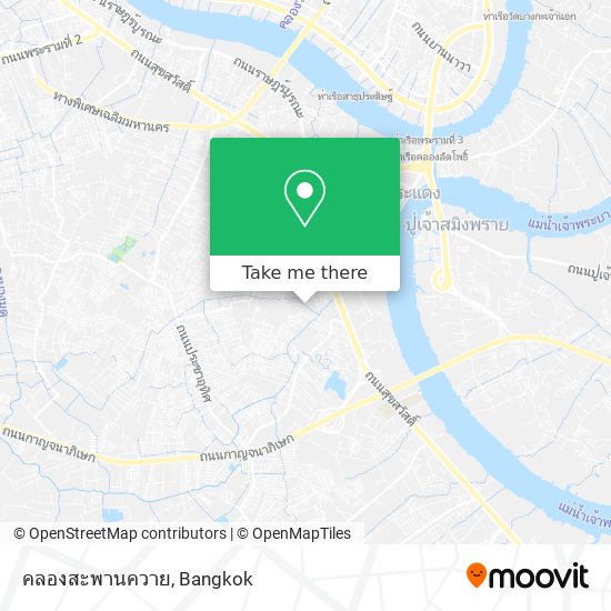 คลองสะพานควาย map