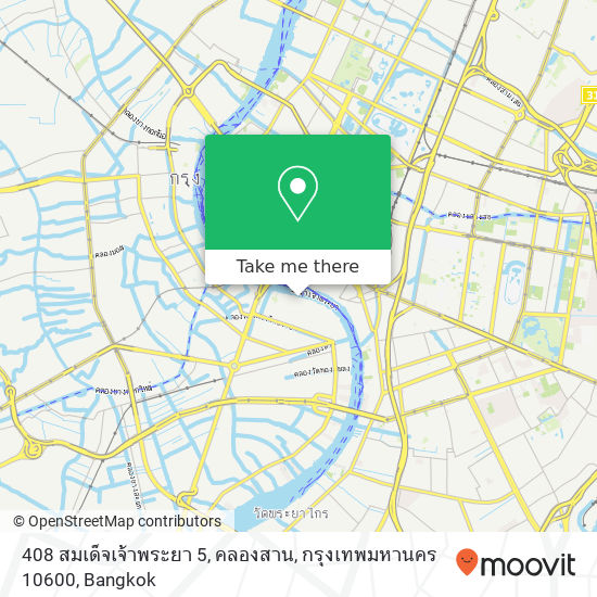 408 สมเด็จเจ้าพระยา 5, คลองสาน, กรุงเทพมหานคร 10600 map