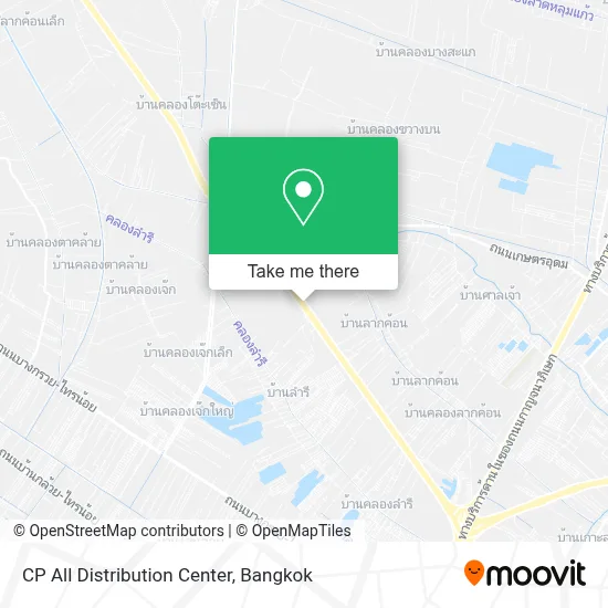CP All Distribution Center, 340 map