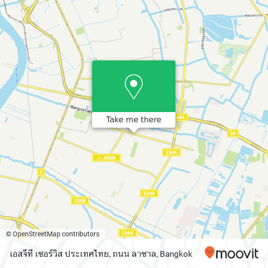 เอสจีที เซอร์วิส ประเทศไทย, ถนน ลาซาล map