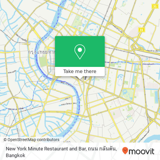 New York Minute Restaurant and Bar, ถนน กลันตัน map