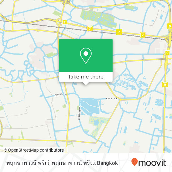 พฤกษาทาวน์ พรีเว่, พฤกษาทาวน์ พรีเว่ map