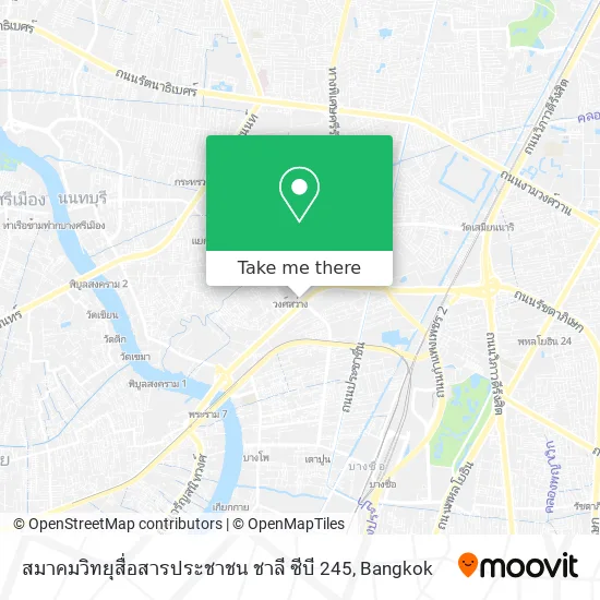 สมาคมวิทยุสื่อสารประชาชน ชาลี ซีบี 245 map