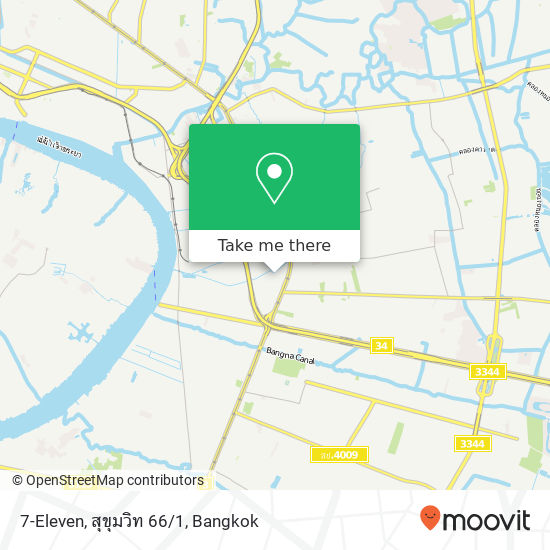 7-Eleven, สุขุมวิท 66/1 map